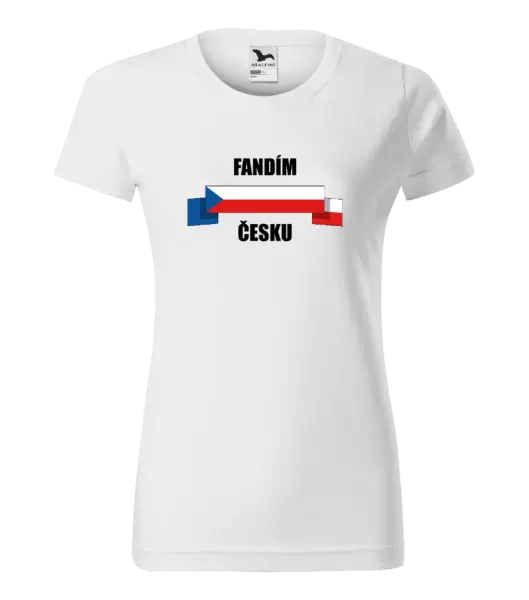 Dámské tričko Fandím Česku