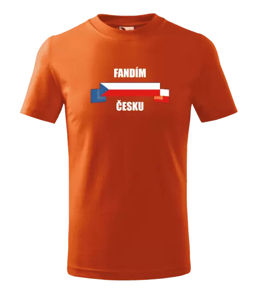 Dětské tričko Fandím Česku