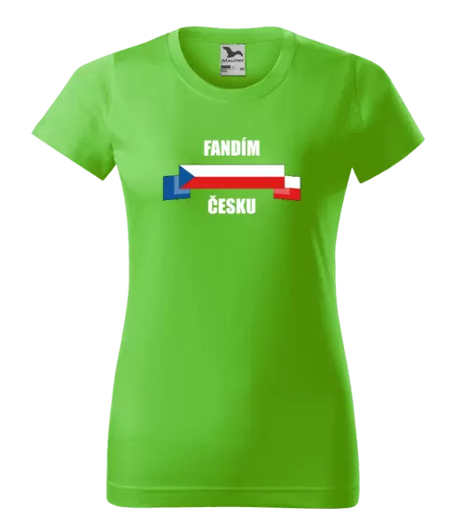 Dámské tričko Fandím Česku