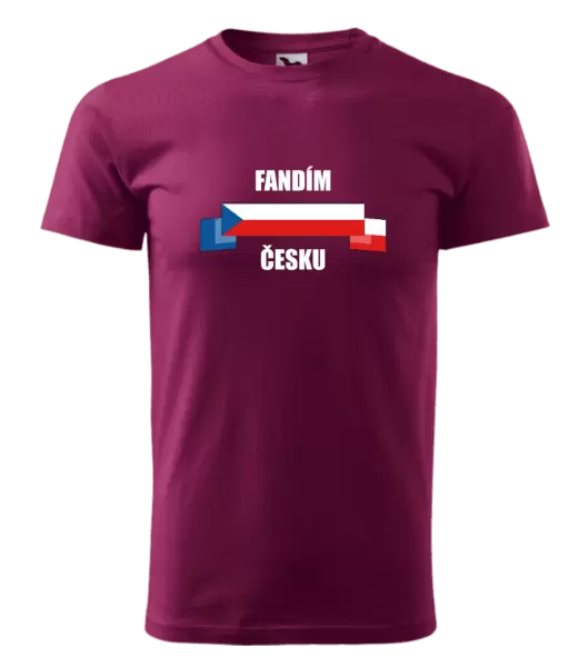 Pánské tričko Fandím Česku