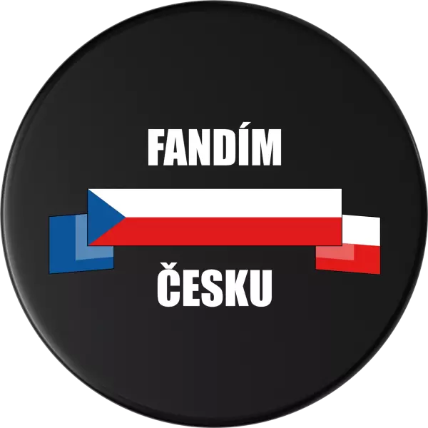 Hokejový puk Fandím Česku