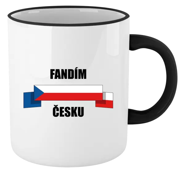 Hrnek Fandím Česku