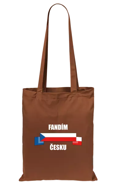 Látková taška Fandím Česku