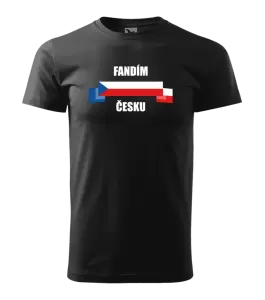 Pánské tričko Fandím Česku