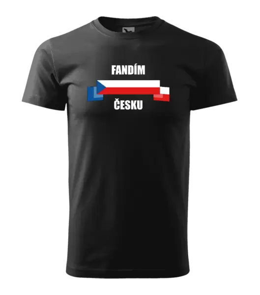 Pánské tričko Fandím Česku