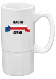 Půllitr Fandím Česku