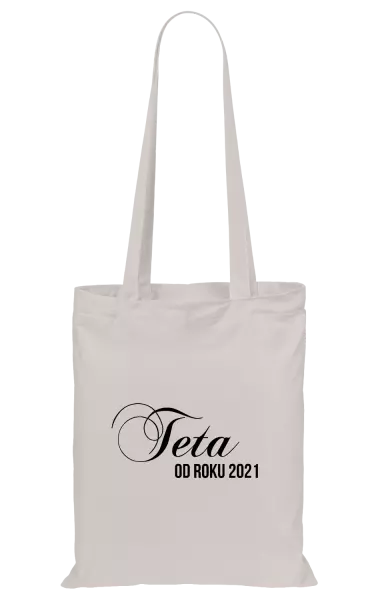 Látková taška Teta od roku