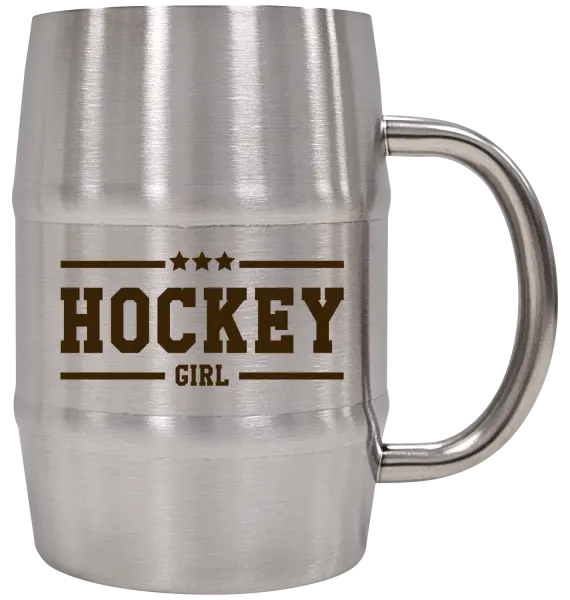 Nerezový chladicí půllitr Hockey girl