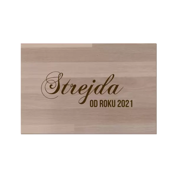 Bukové prkénko Strejda od roku