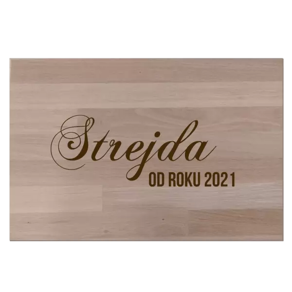 Bukové prkénko Strejda od roku