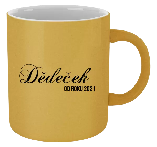 Metalický hrnek Dědeček od roku