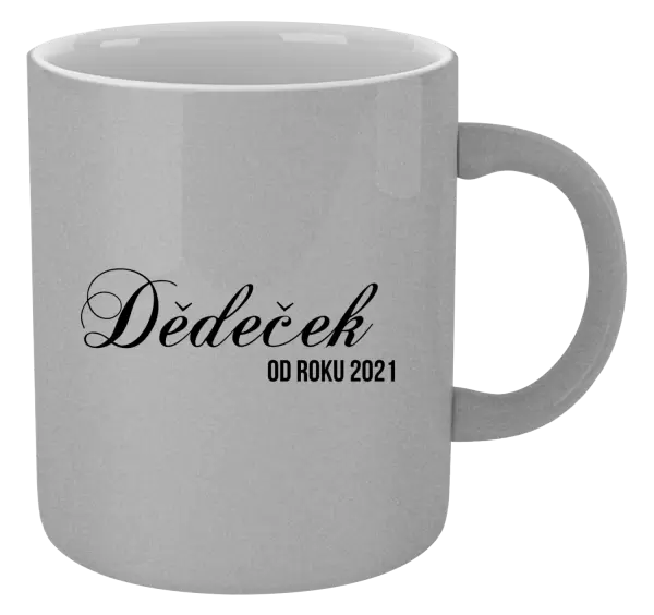 Metalický hrnek Dědeček od roku