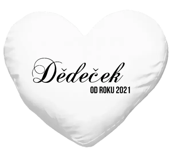 Polštář Dědeček od roku
