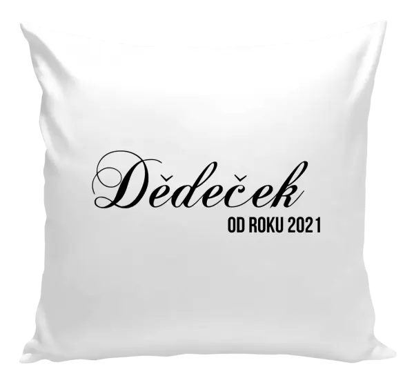 Polštář Dědeček od roku