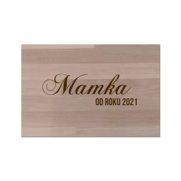 Bukové prkénko Mamka od roku