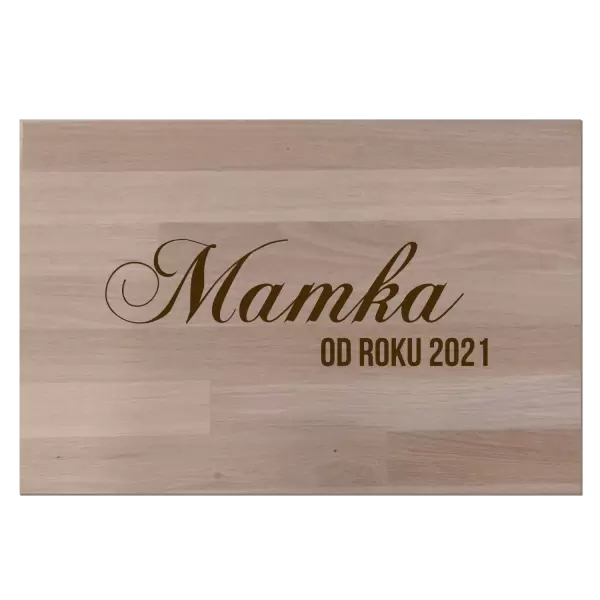 Bukové prkénko Mamka od roku