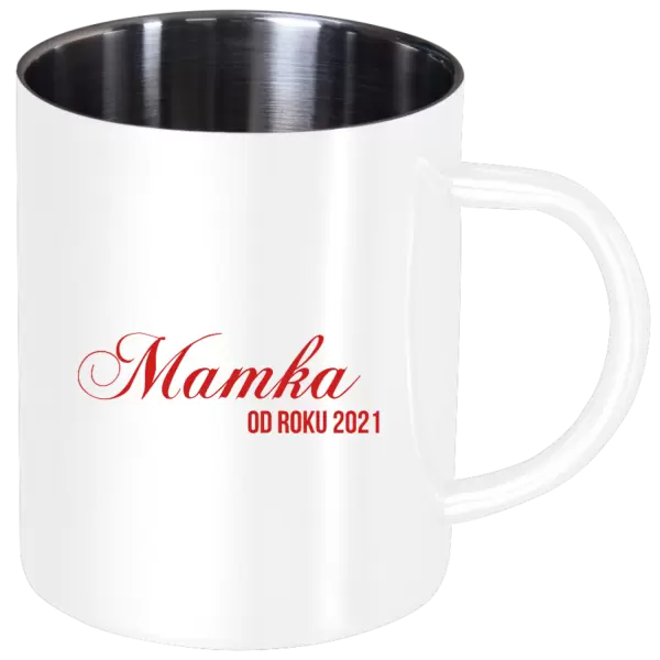 Nerezový hrnek Mamka od roku