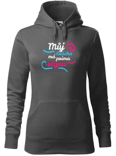 Dámská mikina Můj brácha má prima ségru