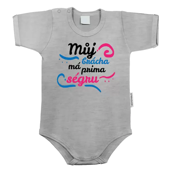 Dětské body Můj brácha má prima ségru