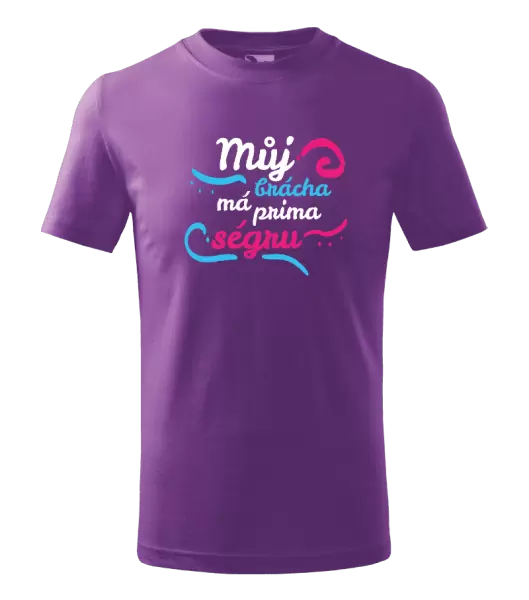 Dětské tričko Můj brácha má prima ségru