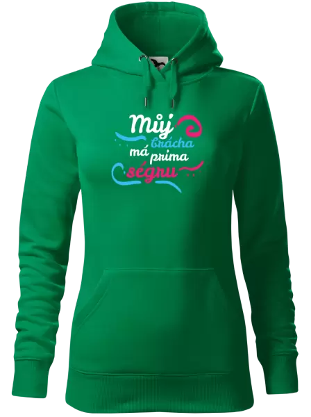 Dámská mikina Můj brácha má prima ségru