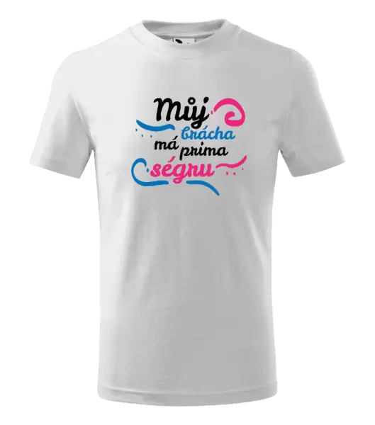 Dětské tričko Můj brácha má prima ségru