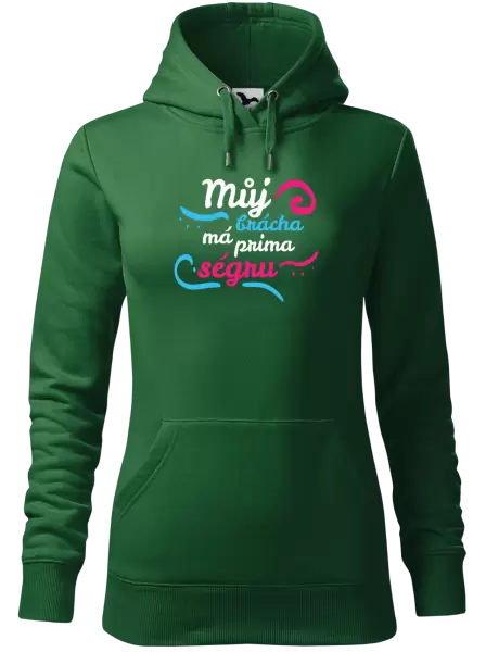 Dámská mikina Můj brácha má prima ségru