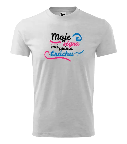 Dětské tričko Moje ségra má prima bráchu