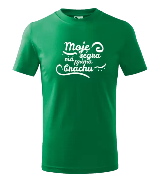 Dětské tričko Moje ségra má prima bráchu