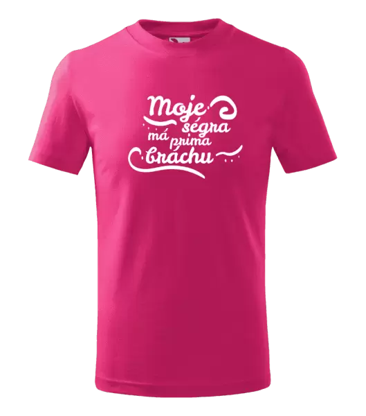 Dětské tričko Moje ségra má prima bráchu