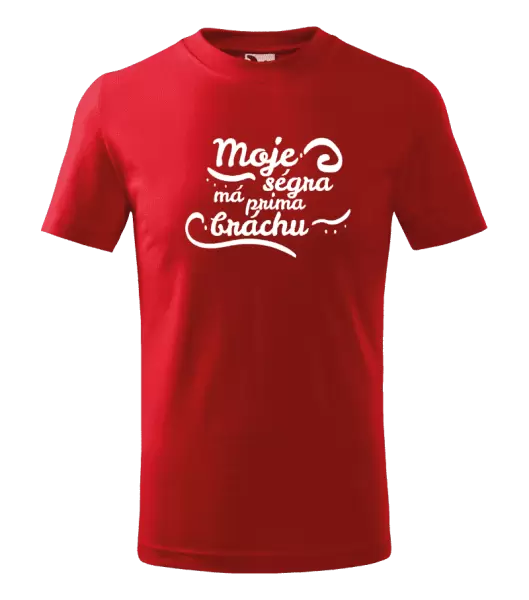 Dětské tričko Moje ségra má prima bráchu