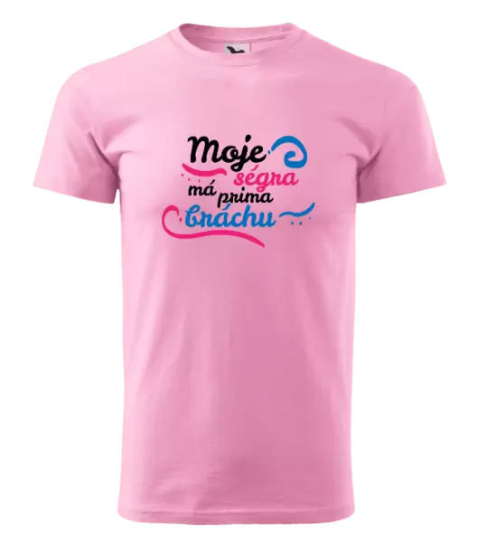 Pánské tričko Moje ségra má prima bráchu