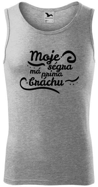Pánské tílko Moje ségra má prima bráchu