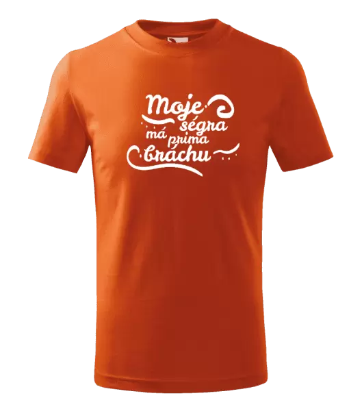 Dětské tričko Moje ségra má prima bráchu