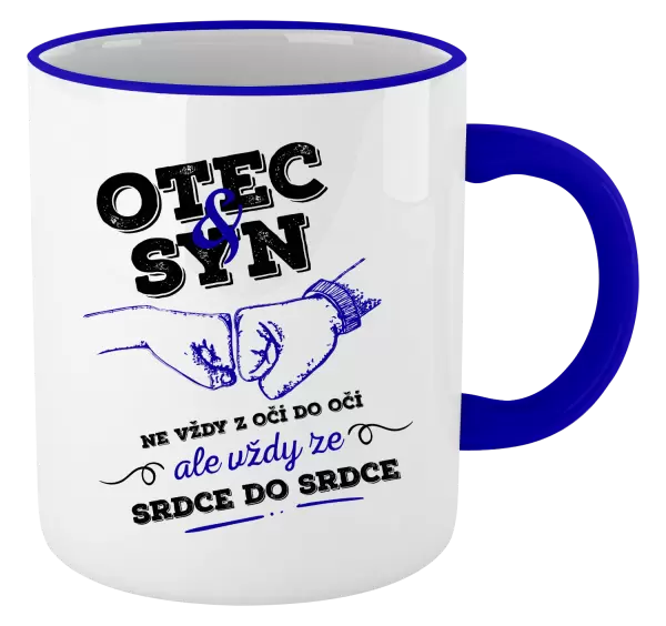 Hrnek Otec a syn, ze srdce do srdce
