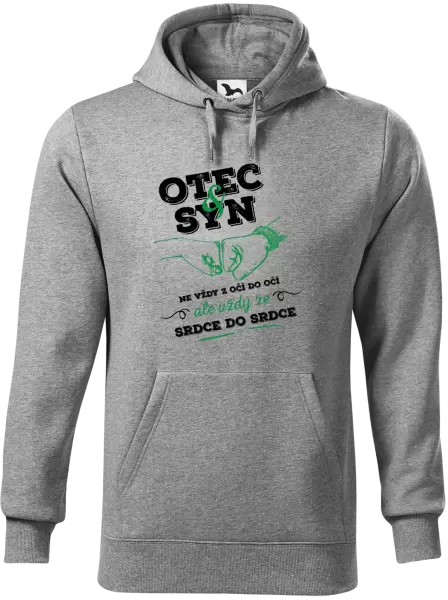 Pánská mikina Otec a syn, ze srdce do srdce