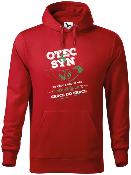 Pánská mikina Otec a syn, ze srdce do srdce