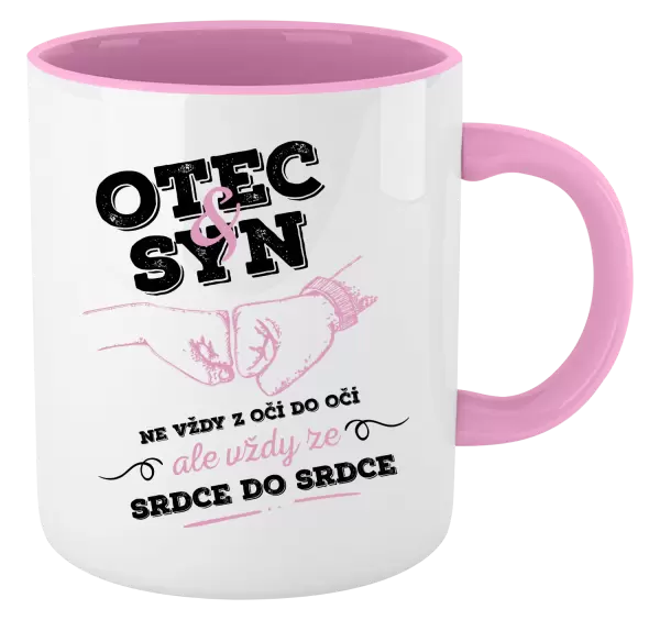 Hrnek Otec a syn, ze srdce do srdce