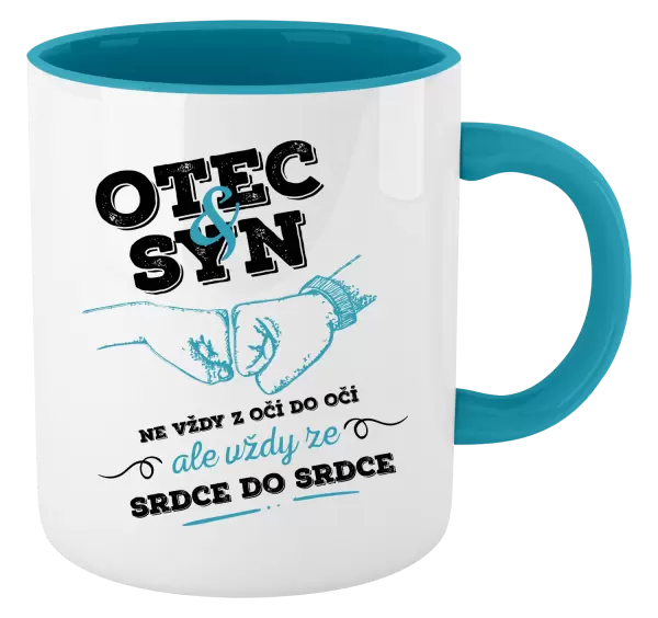 Hrnek Otec a syn, ze srdce do srdce