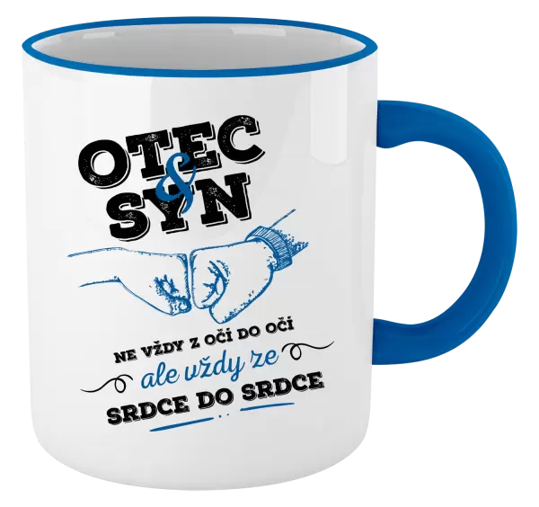 Hrnek Otec a syn, ze srdce do srdce