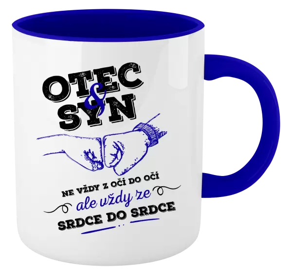 Hrnek Otec a syn, ze srdce do srdce