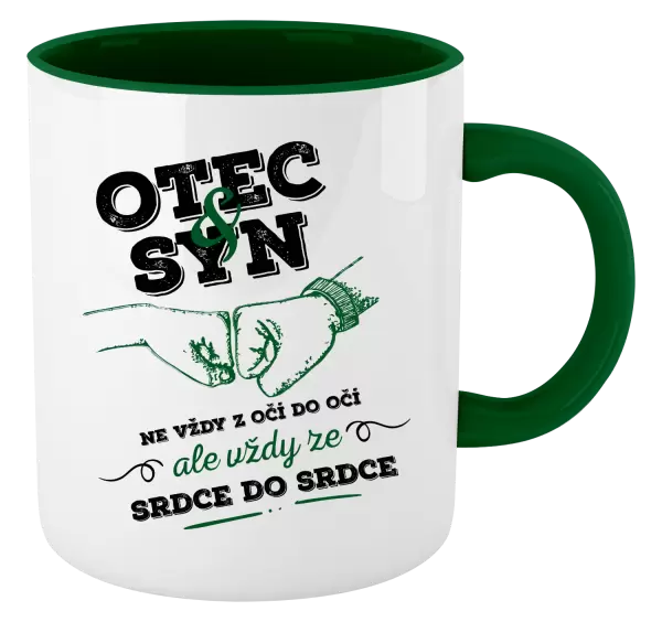 Hrnek Otec a syn, ze srdce do srdce