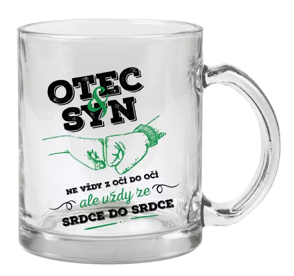 Hrnek Otec a syn, ze srdce do srdce