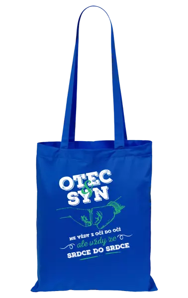 Látková taška Otec a syn, ze srdce do srdce