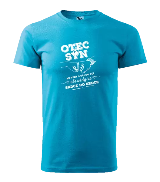 Pánské tričko Otec a syn, ze srdce do srdce