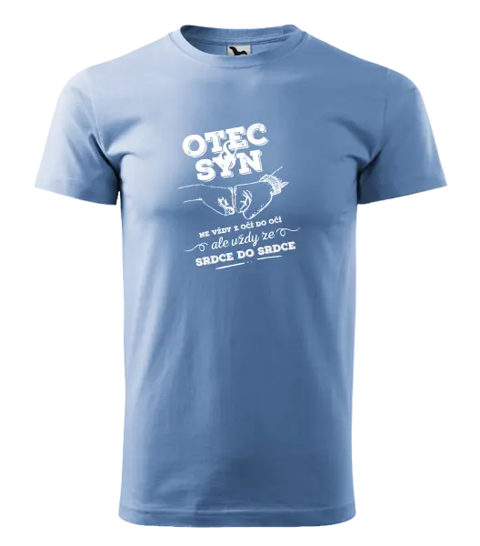 Pánské tričko Otec a syn, ze srdce do srdce