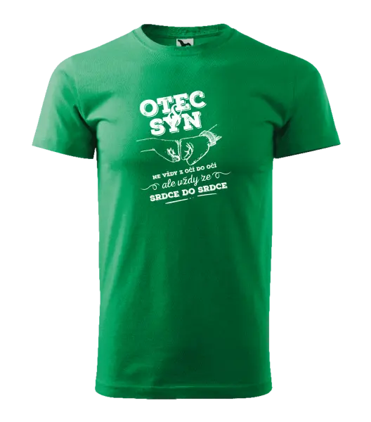 Pánské tričko Otec a syn, ze srdce do srdce