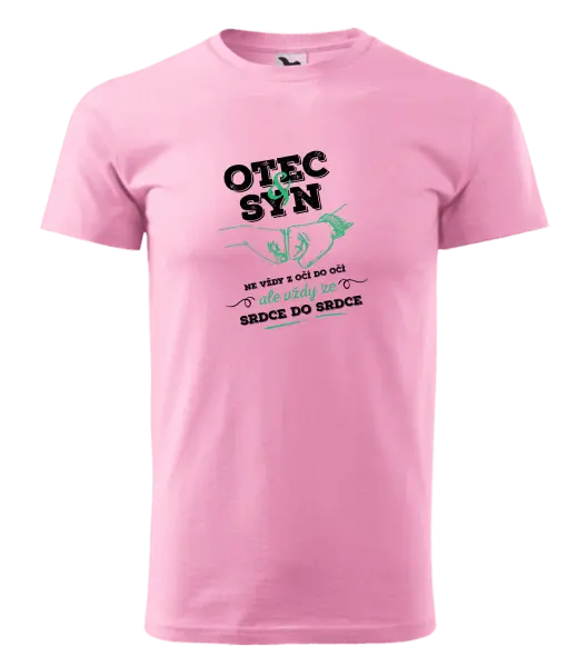 Pánské tričko Otec a syn, ze srdce do srdce