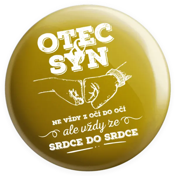 Placka Otec a syn, ze srdce do srdce