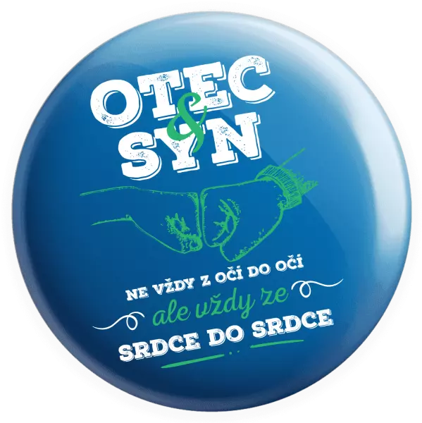 Placka Otec a syn, ze srdce do srdce